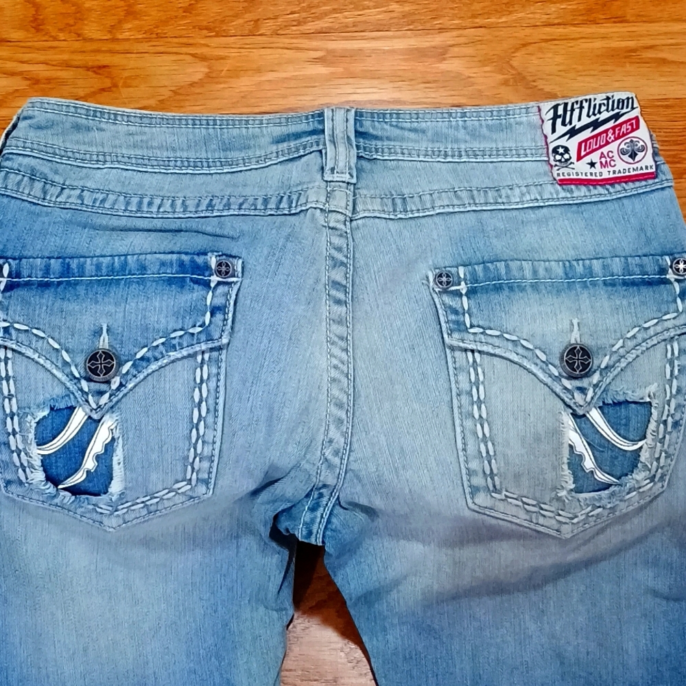 Affliction Loud & Fast jeans. Size 30x31